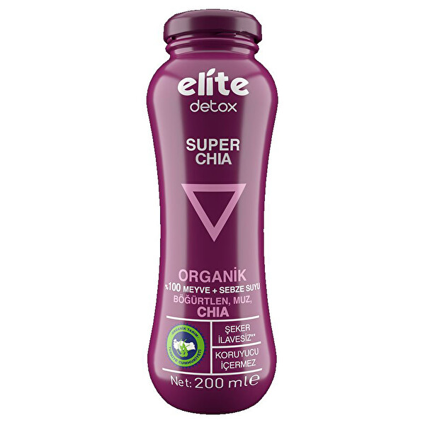 Elite Detox Super Hero Organik Meyveli İçecek 200 ml