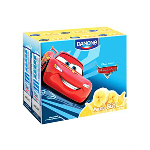 Danone Muz Aromalı Sütlü İçecek 6*180 ml