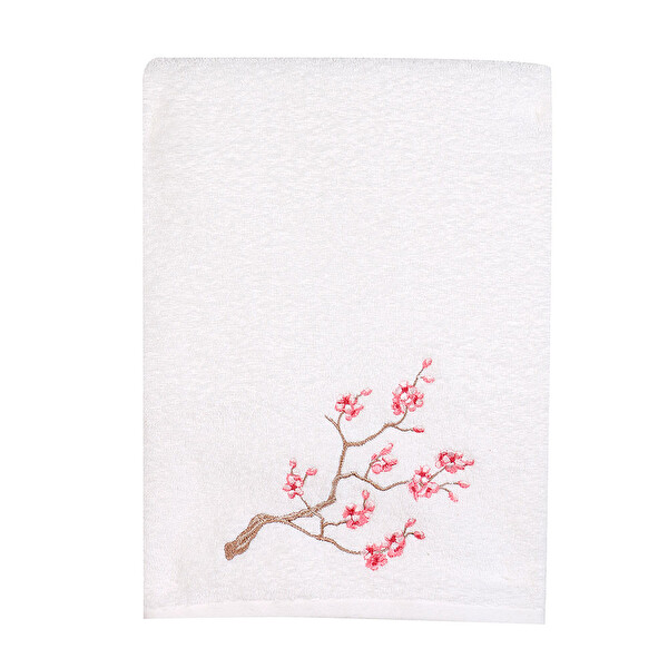 Jua Cherry Nakışlı Havlu 50*90 Cm Jua Cherry Nakışlı Havlu 50*90 Cm