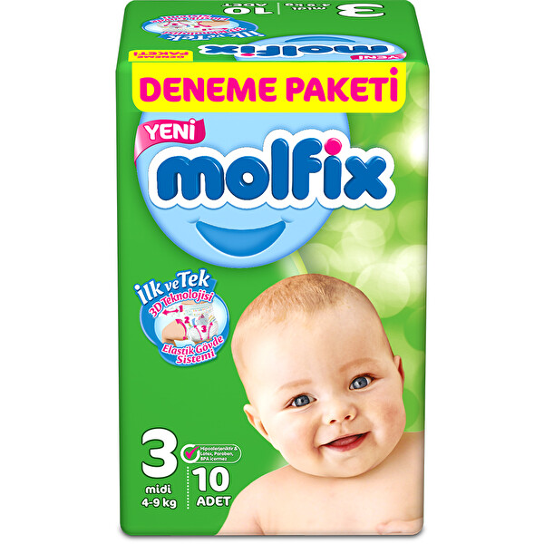 Molfix 3D Midi Deneme Paketi 10*12 Molfix 3D Midi Deneme Paketi 10*12