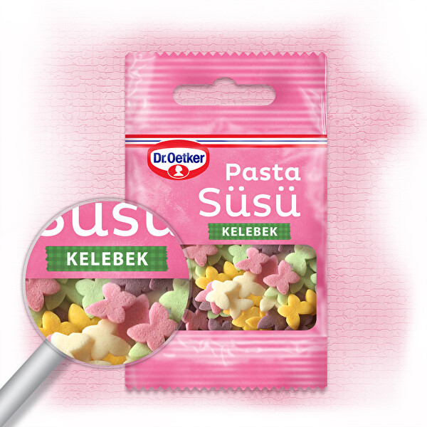 Dr.Oetker Dekor Pasta Sözü Kelebekler 10 g 30191353 CarrefourSA