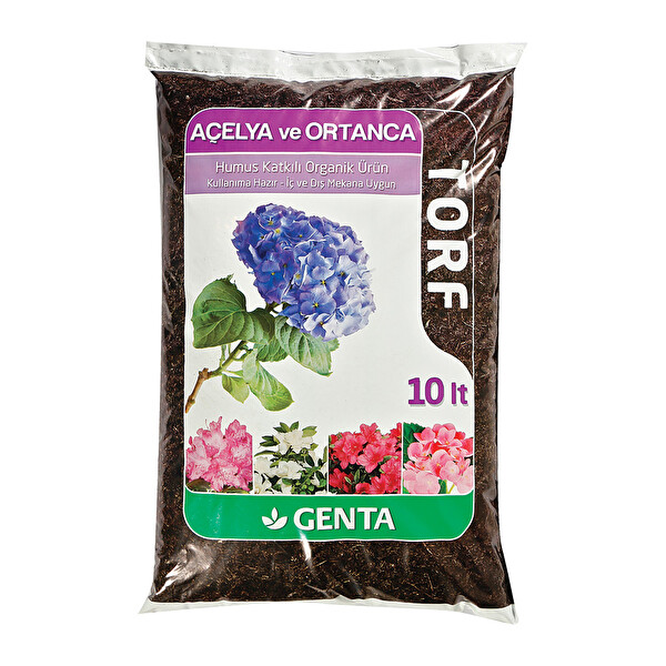 Genta Açelya ve Ortanca Torfu 10 litre Genta Açelya ve Ortanca Torfu 10 litre