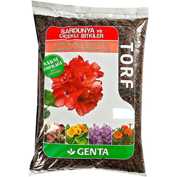 Genta Sardunya Ve Cicekli Bitki Torf 10 Lt 30193347 Carrefoursa