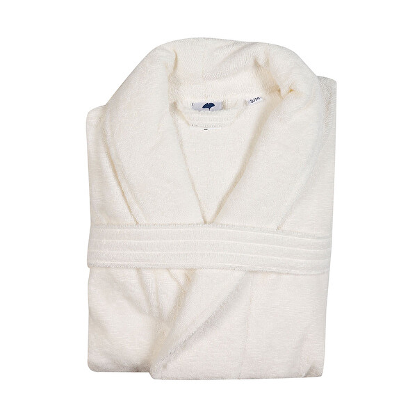 Bambu Erkek Solid Bornoz Ekru L-XL Bambu Erkek Solid Bornoz Ekru L-XL