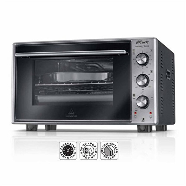 Arzum AR 293 Cookart Plus Midi Fırın