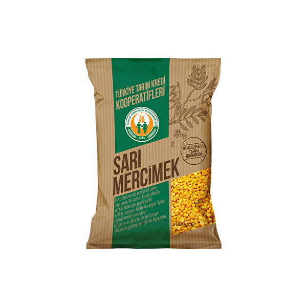 Tarım Kredi Sarı Mercimek 1 kg Tarım Kredi Sarı Mercimek 1 kg
