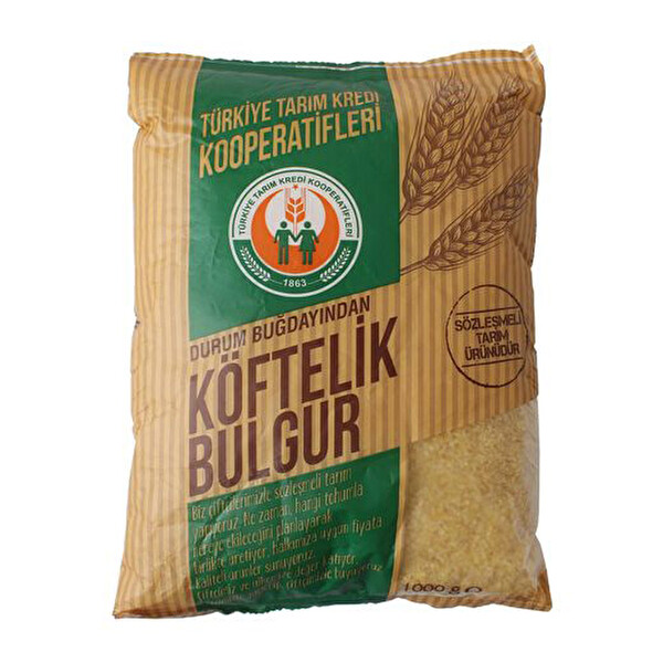 Tarım Kredi Köftelik Bulgur 1 kg Tarım Kredi Köftelik Bulgur 1 kg