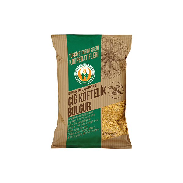 Tarım Kredi Çiğ Köftelik Bulgur 1 kg Tarım Kredi Çiğ Köftelik Bulgur 1 kg