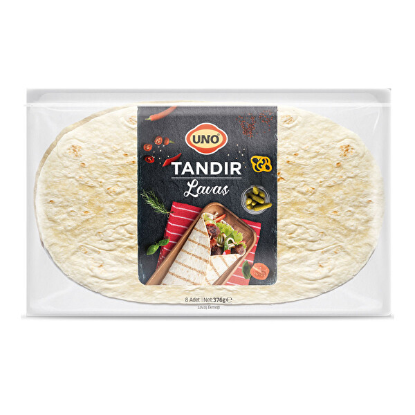 Uno Tandır Lavaş 8'li 376 g Uno Tandır Lavaş 8'li 376 g