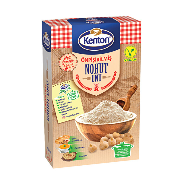 Kenton Ön Pişirilmiş Nohut Unu 250Gr