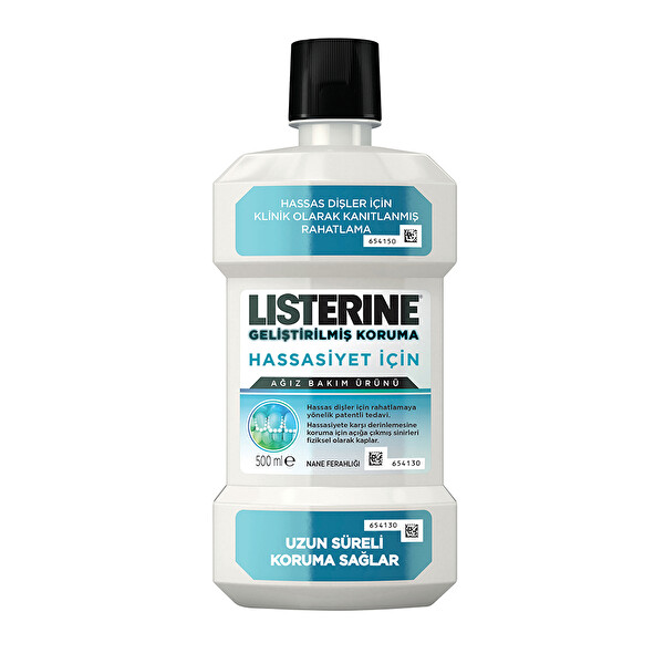 Listerine Hassasiyet İçin Geliştirilmiş Ağız Bakım Ürünü 500Ml Listerine Hassasiyet İçin Geliştirilmiş Ağız Bakım Ürünü 500Ml