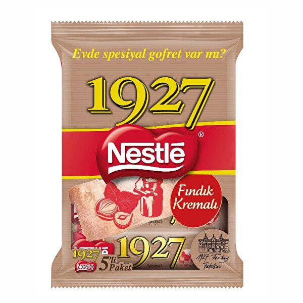 Nestle 1927 Sütlü Gofret 5'li Nestle 1927 Sütlü Gofret 5'li