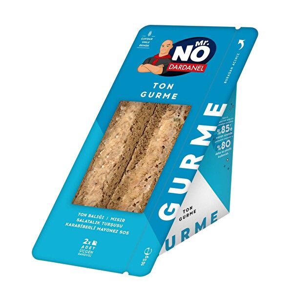 Mr. No Gurme Ton Balıklı Üçgen Sandviç 165 Gr
