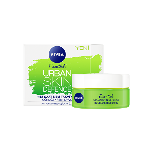 Nivea Urban Skin 48 Saat Nem Takviyesi Gunduz Kremi 50 Ml Antioksidan Yesil Cay Ozu 30205620 Carrefoursa