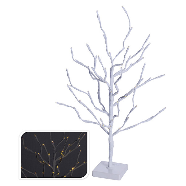 Beyaz Ağaç 72 Ledli 60 Cm Sarı Işık Beyaz Ağaç 72 Ledli 60 Cm Sarı Işık