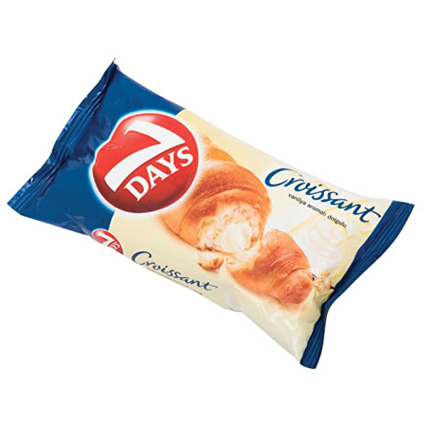 7Days Kruvasan Vanilyalı Tekli 60 g 7Days Kruvasan Vanilyalı Tekli 60 g