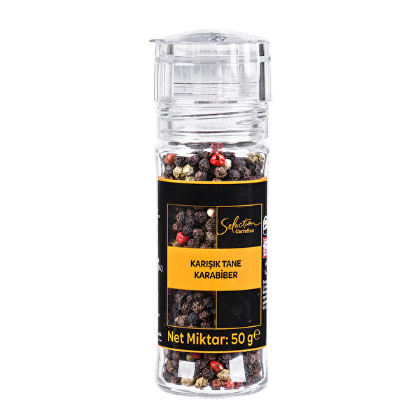 Carrefour Selection Karışık Tane Kara Biber 50 g Carrefour Selection Karışık Tane Kara Biber 50 g
