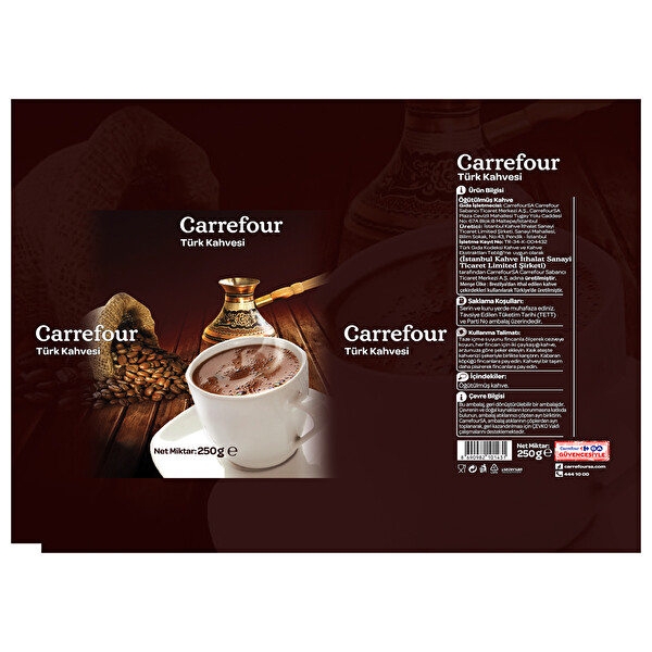Carrefour Türk Kahvesi 250 gr Carrefour Türk Kahvesi 250 gr