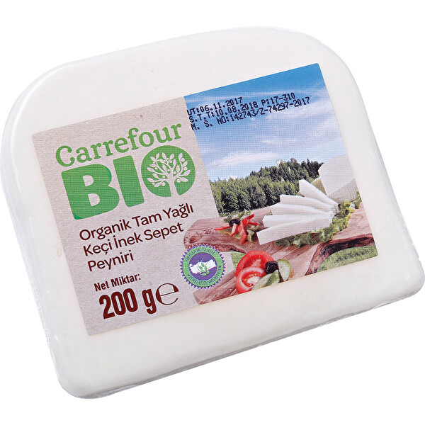Carrefour Bio Organik Tam Yağlı Keçi İnek Sepet Peyniri 200g Carrefour Bio Organik Tam Yağlı Keçi İnek Sepet Peyniri 200g