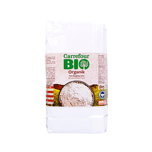 Carrefour Bio Organik Tam Buğday Unu 1 kg Carrefour Bio Organik Tam Buğday Unu 1 kg