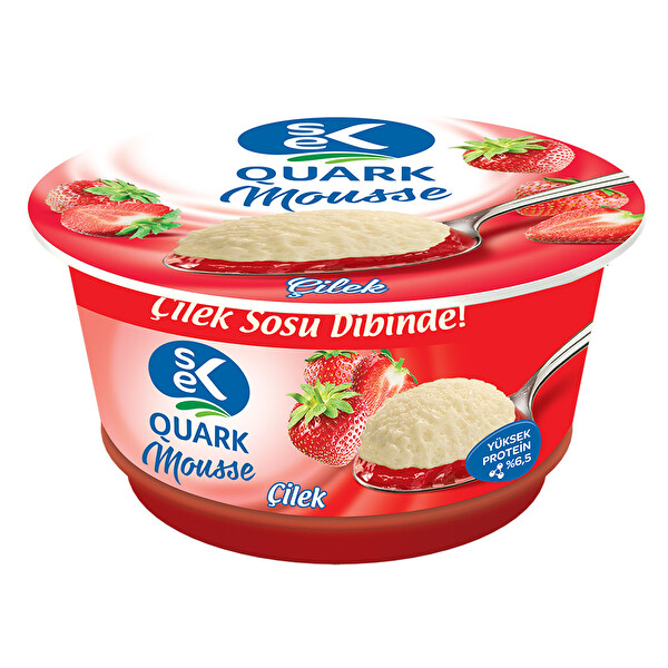 Sek Quark Mousse Çilek 125 G