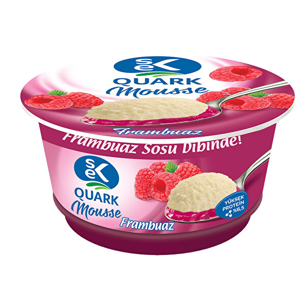Sek Quark Mousse Frambuaz 125G Sek Quark Mousse Frambuaz 125G