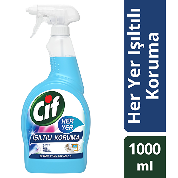 Cif Sprey Her Yer Işıltı Koruma 1000 ml 