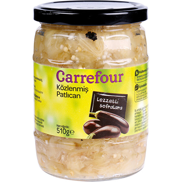 Carrefour Közlenmiş Patlıcan 510 G Carrefour Közlenmiş Patlıcan 510 G