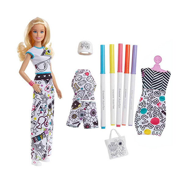 barbie ile kiyafet tasarla oyun seti