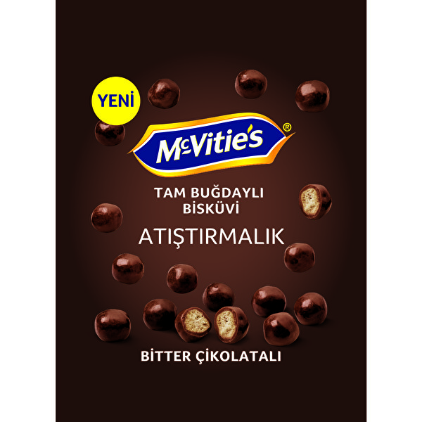 Mcvitie'S Tam Buğdaylı Bitter Çikolatalı Atıştırmalık 67 G Mcvitie'S Tam Buğdaylı Bitter Çikolatalı Atıştırmalık 67 G