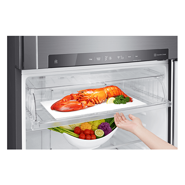 LG GN-H702HLHU No Frost Gri Buzdolabı LG GN-H702HLHU No Frost Gri Buzdolabı