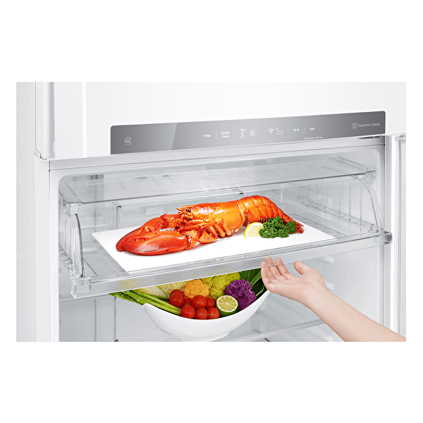 LG GN-H702HQHU No Frost Beyaz Buzdolabı LG GN-H702HQHU No Frost Beyaz Buzdolabı