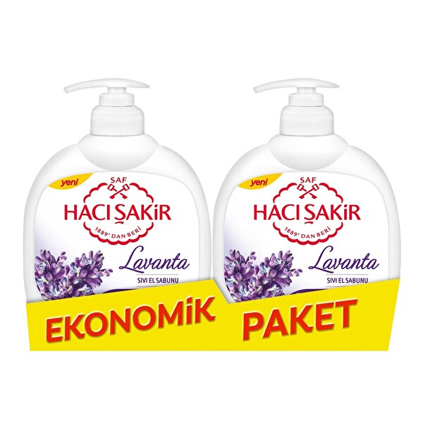 Haci Sakir Sivi El Sabunu Lavanta 2x500 Ml 30211606 Carrefoursa