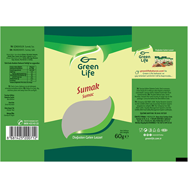 green life sumak 60 g 30212665