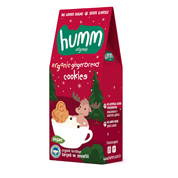 Humm Organik Tarçınlı Zencefilli Kurabiye 55 g 30213750 CarrefourSA