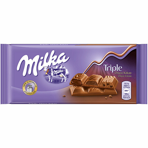 Milka Triple Çikolata 90 g