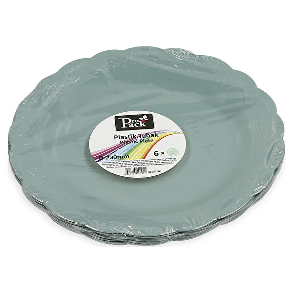 Propack Mint Yeşil Tabak 23 cm 6'lı