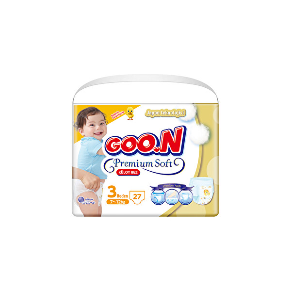 Goo N Premium Kulot Eko Bebek Bezi 3 Numara 27 Adet 30214918 Carrefoursa