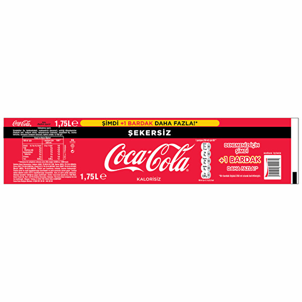 Coca Cola Şekersiz 1,75 l Coca Cola Şekersiz 1,75 l