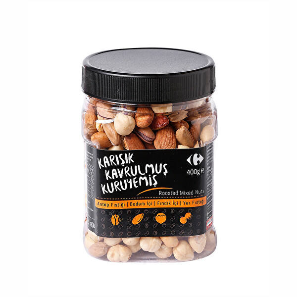 Carrefour Kavrulmuş Karışık Kuruyemiş 400 gr Carrefour Kavrulmuş Karışık Kuruyemiş 400 gr