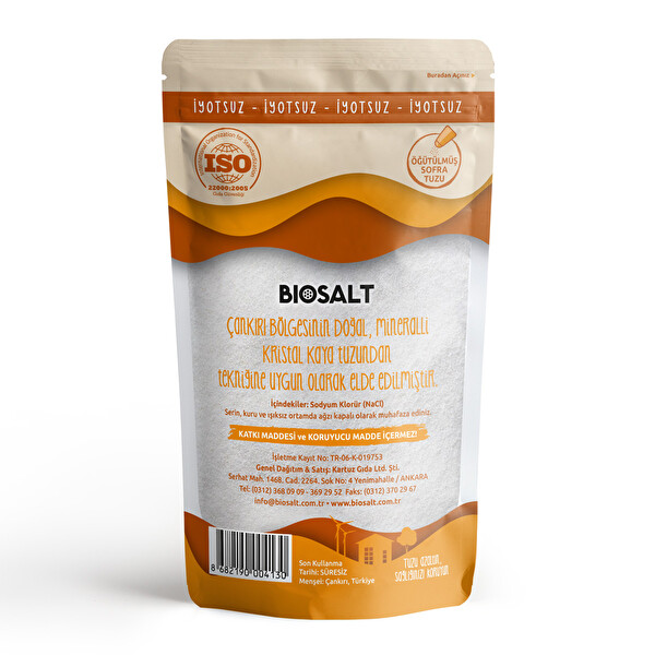 Biosalt Çankırı Kaya Tuzu 250 g Biosalt Çankırı Kaya Tuzu 250 g
