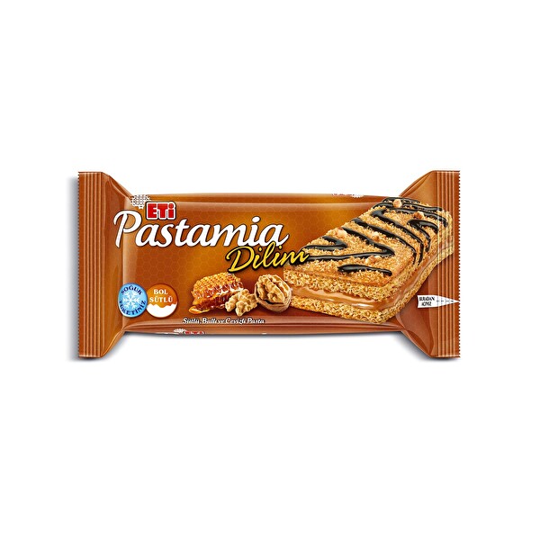 Eti Pastamia Ballı Cevizli Dilim Pasta