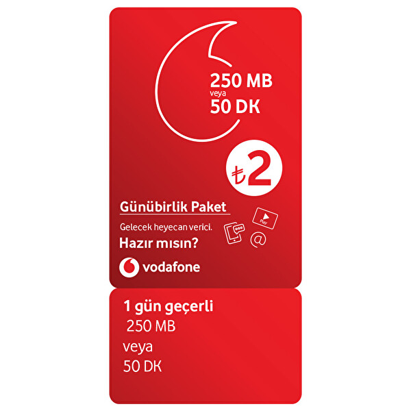 Vodafone Sanal Gunubirlik Paket 30216020 Carrefoursa