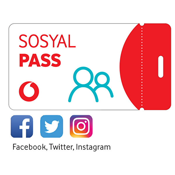 Vodafone Sanal Haftalik Sosyal Pass Paketi 30216023 Carrefoursa