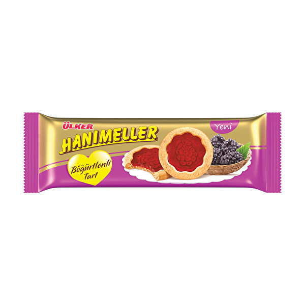 Ülker Hanımeller Böğürtlenli Tart Bisküvi 99 g Ülker Hanımeller Böğürtlenli Tart Bisküvi 99 g