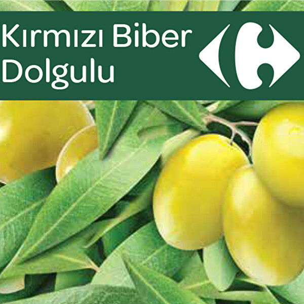 Carrefour Kırmızı Biber Dolgulu Yeşil Zeytin 400 g 30218683 CarrefourSA