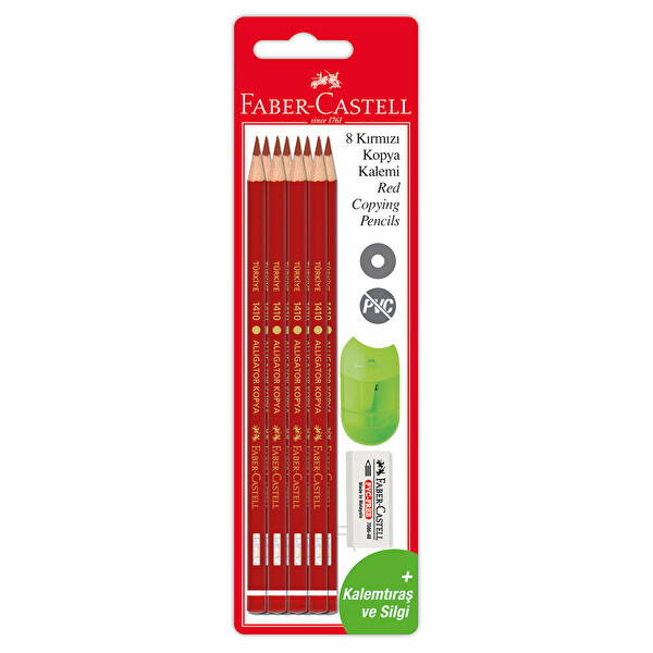 Faber Castell Kırmızı Kopya 8'li Set