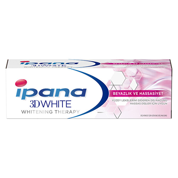 Ipana 3 Boyutlu Beyazlık Therapy Diş Macunu Hassas Beyazlık 75 ml Ipana 3 Boyutlu Beyazlık Therapy Diş Macunu Hassas Beyazlık 75 ml