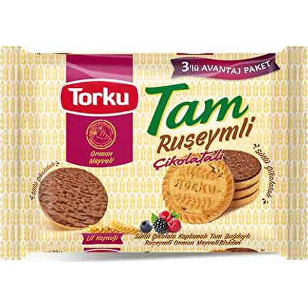 Torku Tam Ruşeymli Çikolatalı Orman Meyveli Bisküvi 252 g Torku Tam Ruşeymli Çikolatalı Orman Meyveli Bisküvi 252 g
