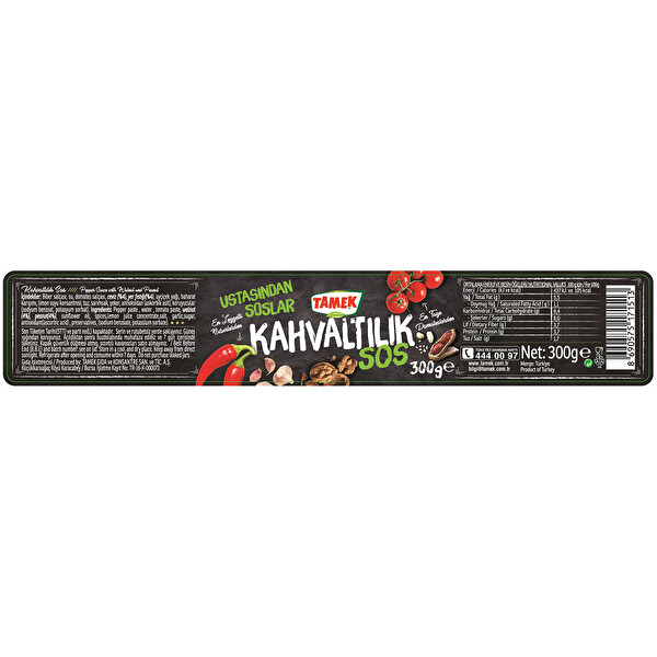 Tamek Kahvaltılık Acı Sos 300 g Tamek Kahvaltılık Acı Sos 300 g